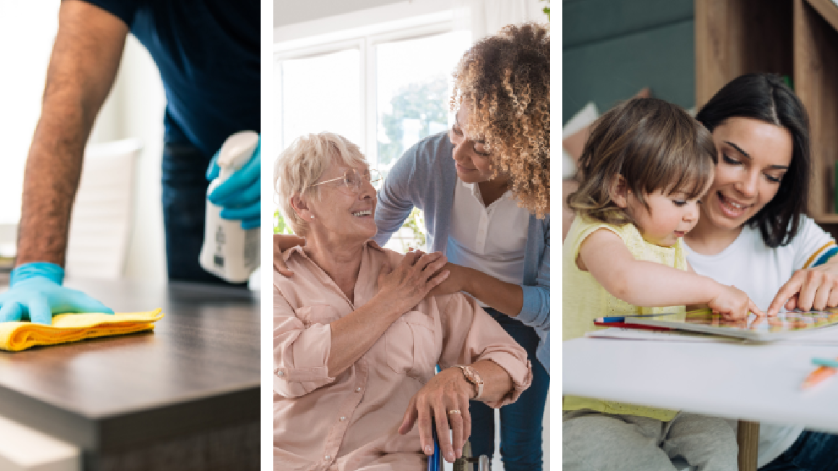 Illustration d'activités de services à la personne