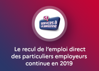 En 2019, l'emploi direct des particuliers employeurs a reculé